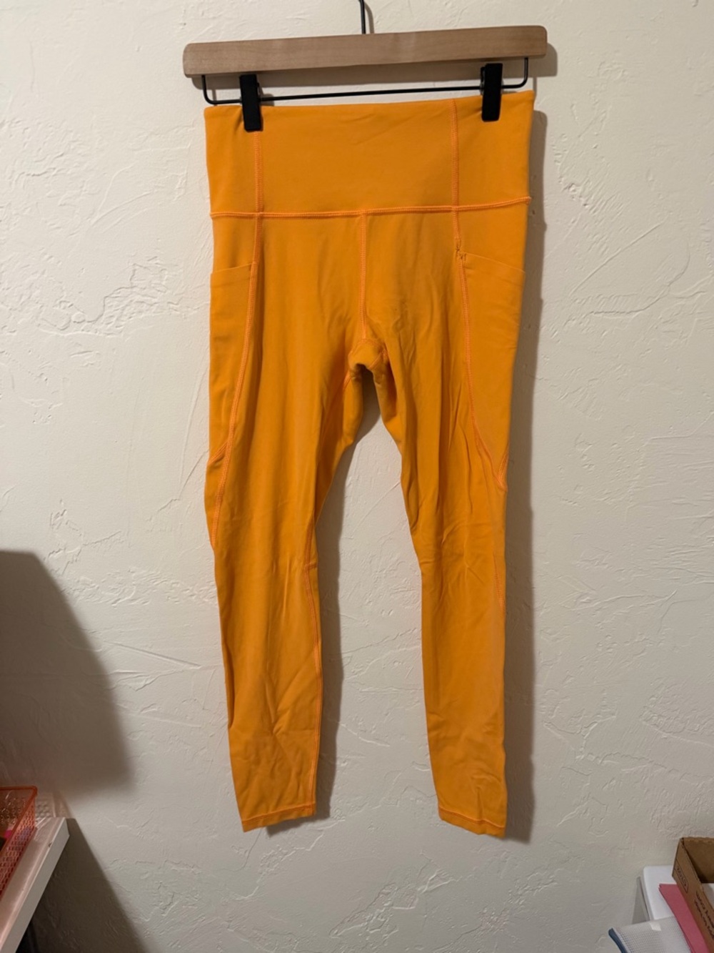 Athleta Women’s Bright Orange Performance Leggings